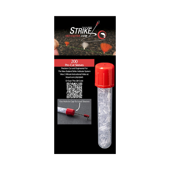 New Zealand Strike Indicator Pre-Cut Sleeves and Vial
