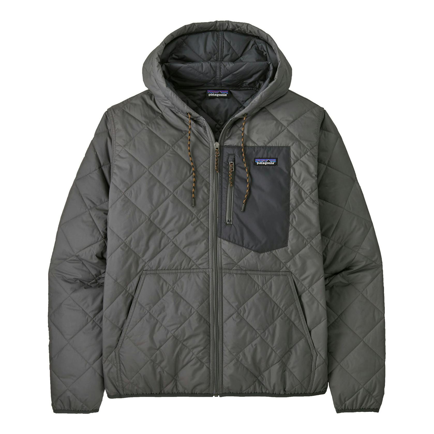 Patagonia Diamond Quilted Bomber Hoody, Noble Gray – charliesflybox