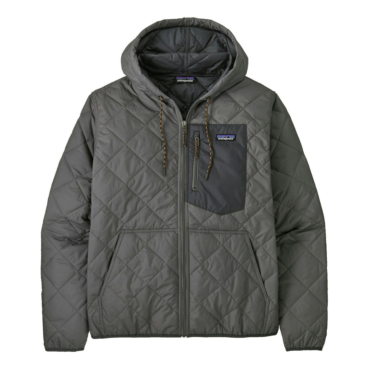 Patagonia Diamond Quilted Bomber Hoody, Noble Gray