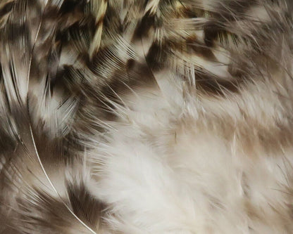 Strung 4-6 inch Grizzly Variant Saddle Hackle