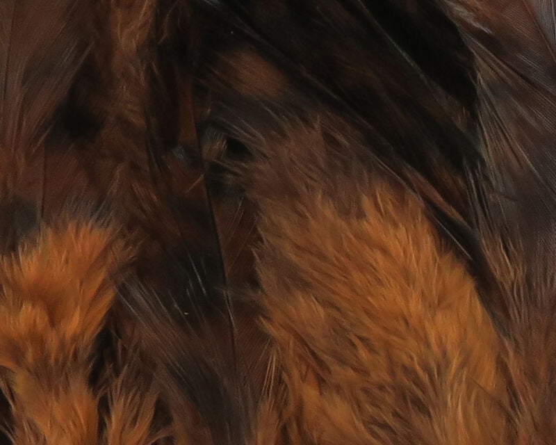 Strung 4-6 inch Grizzly Variant Saddle Hackle