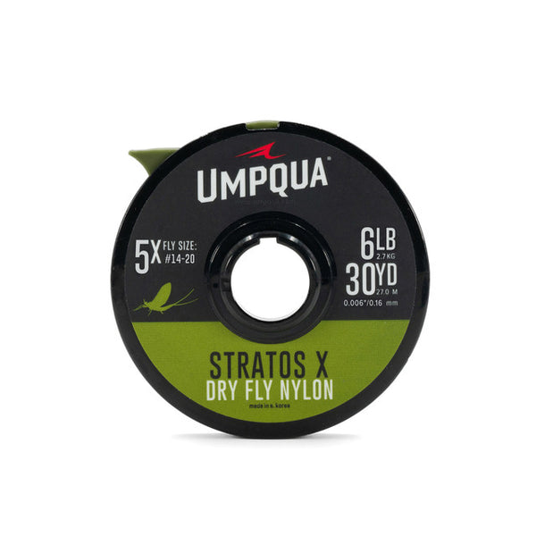Umpqua Sighter-Tippet, Tri Tone Micro 4X, Red/Green, 15YD