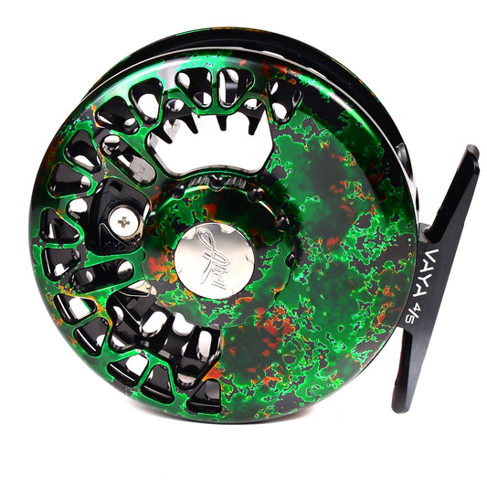 Abel Vaya 4/5 Retro Green/Black Finish W/ Retro Green/Black Drag Knob & Ebony Handle