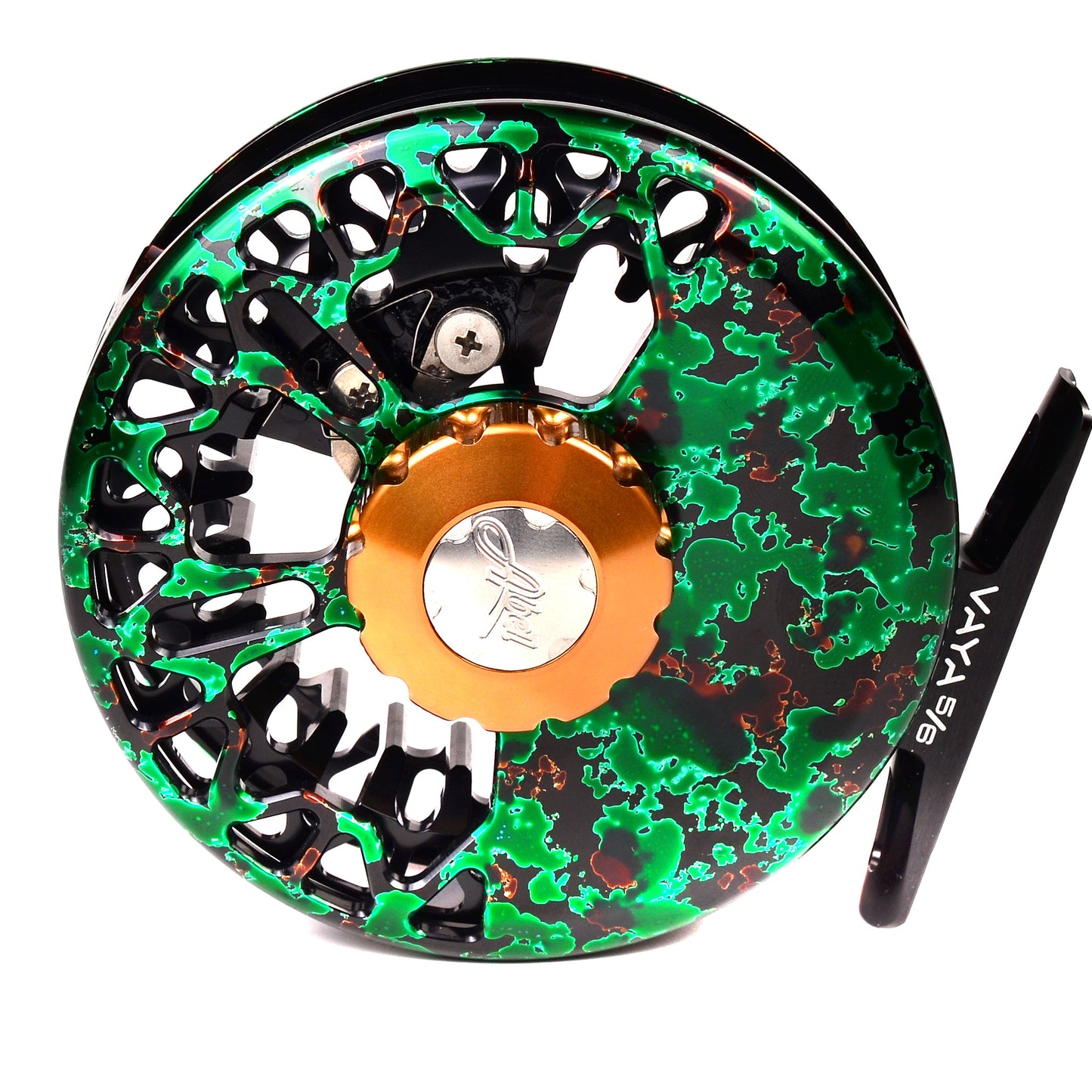 Abel Vaya 5/6 Retro Green/Black W/Bronze Drag Knob & Black Metal Handle