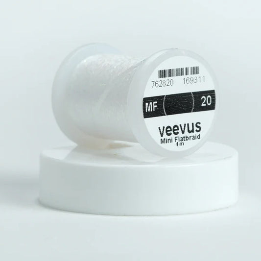 Veevus Mini Flat Braid Pearl