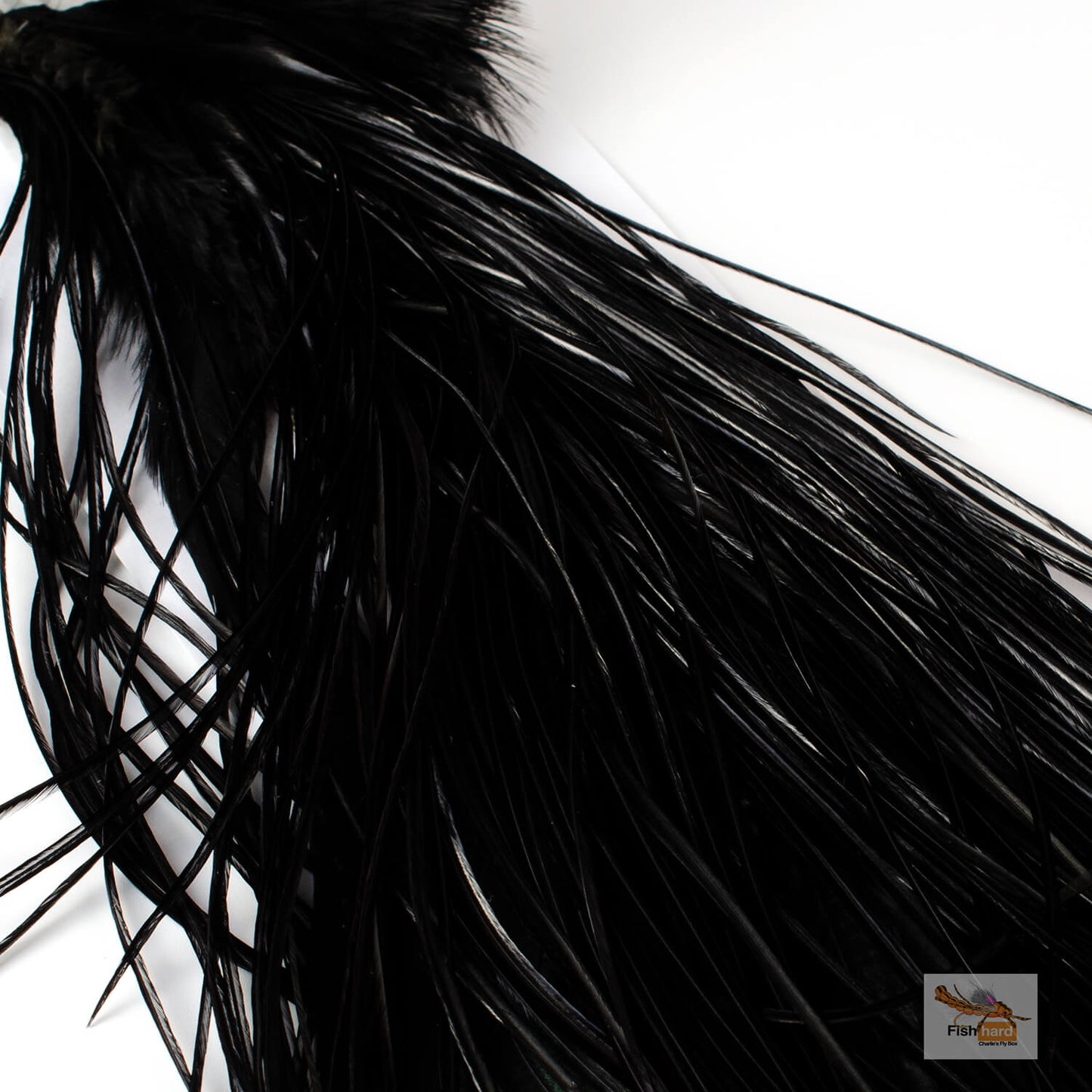 Whiting Bronze Grade Half Midge Saddle, Dyed Black
