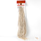 Whiting Bronze Grade Half Midge Saddle, White Dyed Light Dun