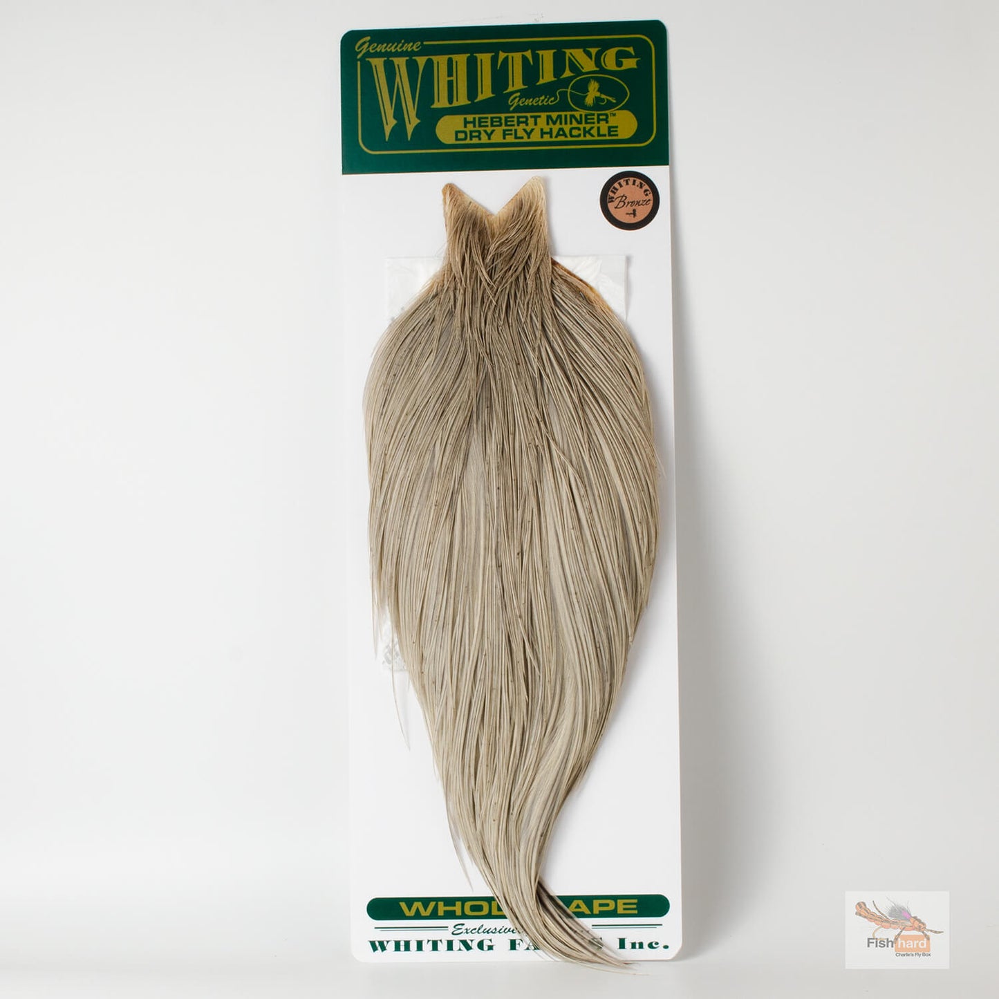 Hebert Bronze Grade Rooster Cape, Light Gray Dun