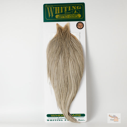 Hebert Bronze Grade Rooster Cape, Light Gray Dun