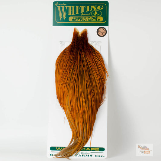 Whiting/Hebert Bronze Grade Cape, Rusty Natural Dun