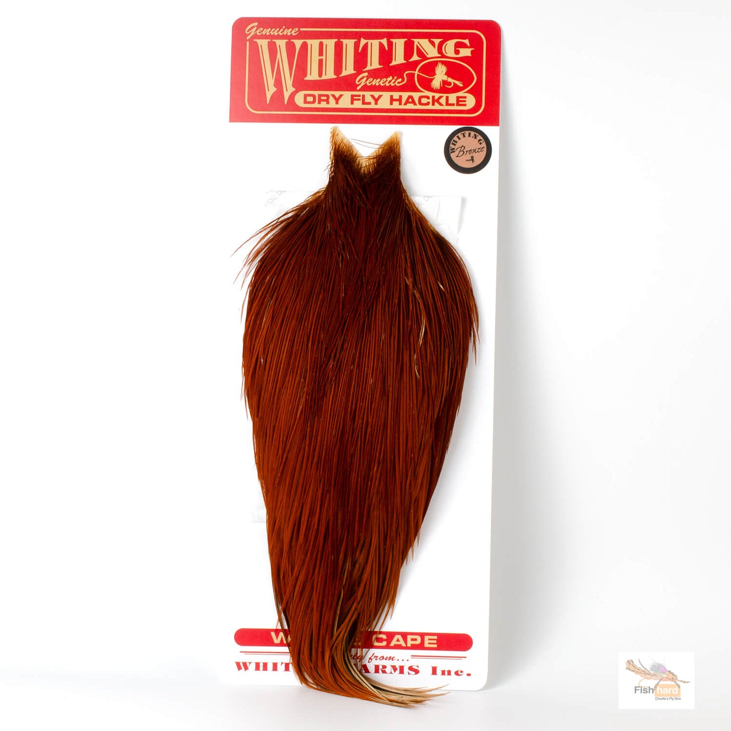 Whiting Bronze Grade Rooster Cape, Brown