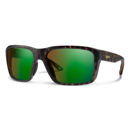 Smith Backcast Matte Tortoise Frame W/ Polarchromic Brown Green Mirror Glass Lens