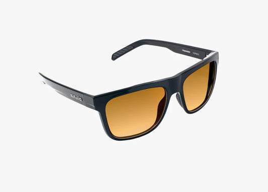 Bajio Hopedale Polarized Sunglasses W/ Black Gloss Frame & Copper Polycarbonate Lens