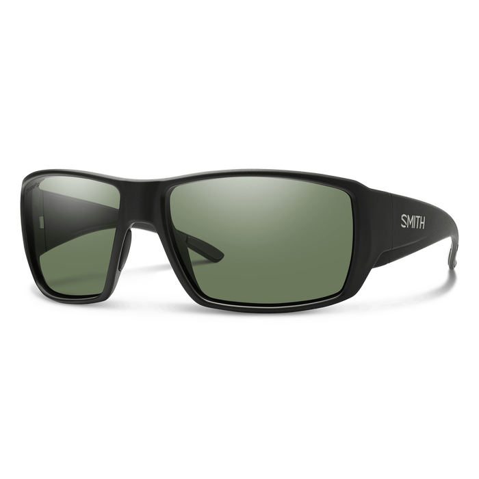 Smith Guide's Choice Matte Black + ChromaPop Polarized Gray Green Lens