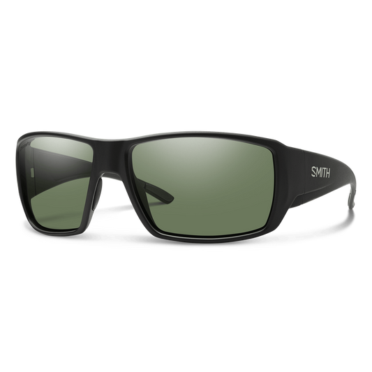 Smith Guide's Choice Matte Black + ChromaPop Polarized Gray Green Lens