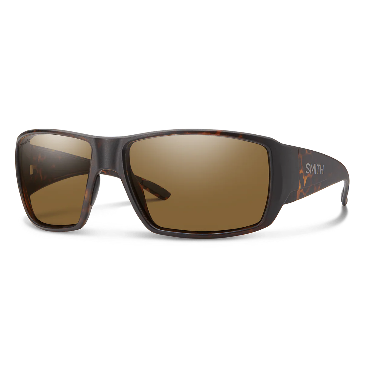 Smith Guide's Choice Matte Tortoise Frame + Polarized Brown Glass Lens