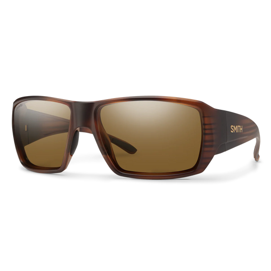 Smith Guide's Choice S Matte Tortoise Frame W/ ChromaPop Brown Glass Lens