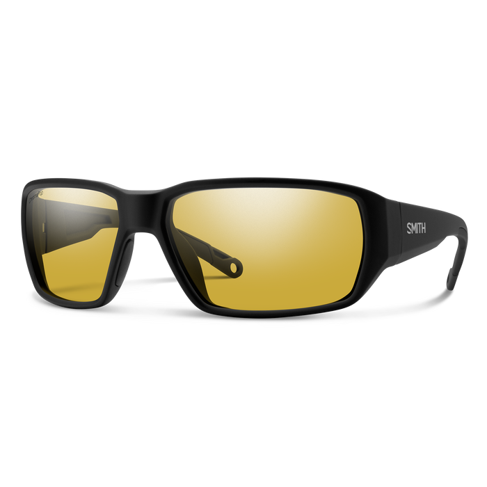 Smith Hookset Matte Black ChromaPop Glass Polarized Low Light Yellow