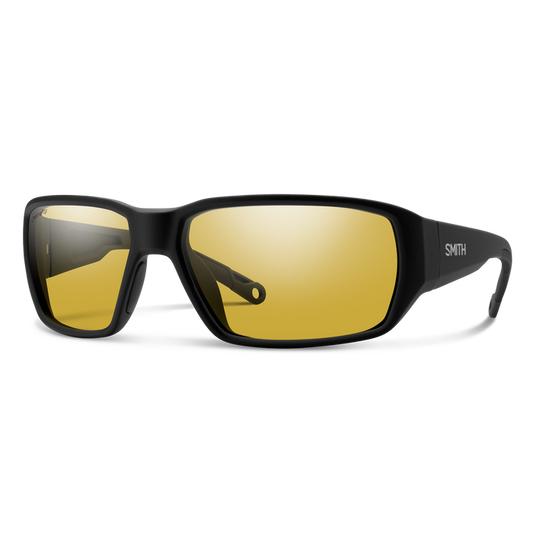 Smith Hookset Matte Black ChromaPop Glass Polarized Low Light Yellow