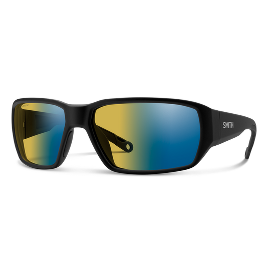 Smith Hookset Matte Black + ChromaPop™ Glass PolarChromic Yellow Blue Mirror