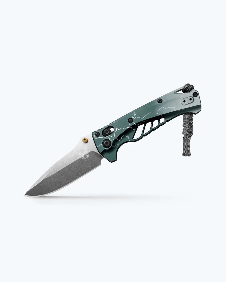 Abel/Benchmade Mini Adira Knife, Dark Waters Edition