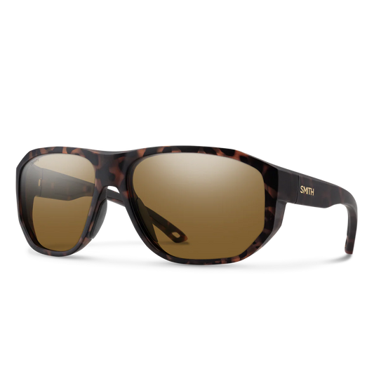 Smith Outrigger Matte Tortoise Frame W/ ChromaPop Brown Glass Lens
