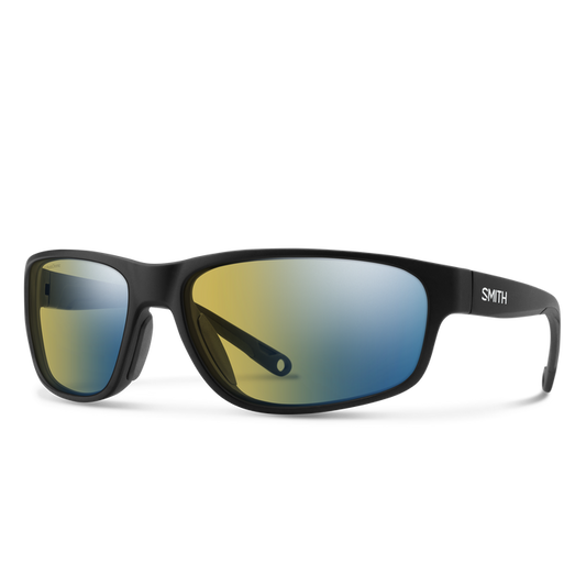 Smith Redding 2 Matte Black + ChromaPop Glass Polarchromic Yellow Blue Mirror Lens