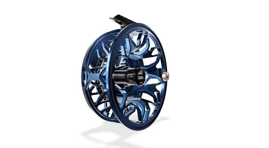 Abel Rove 7/9 Deep Blue w/Black Drag Knob & Black Metal Handle