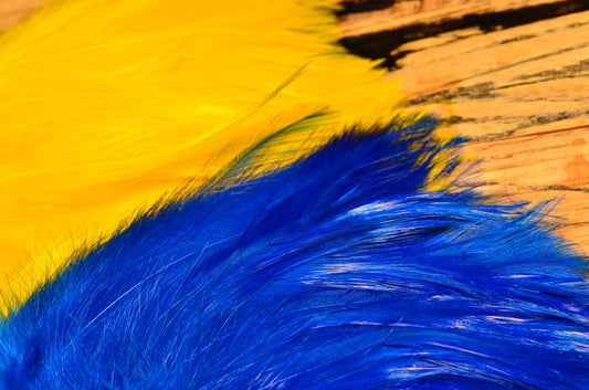 Strung Saltwater Neck Hackle