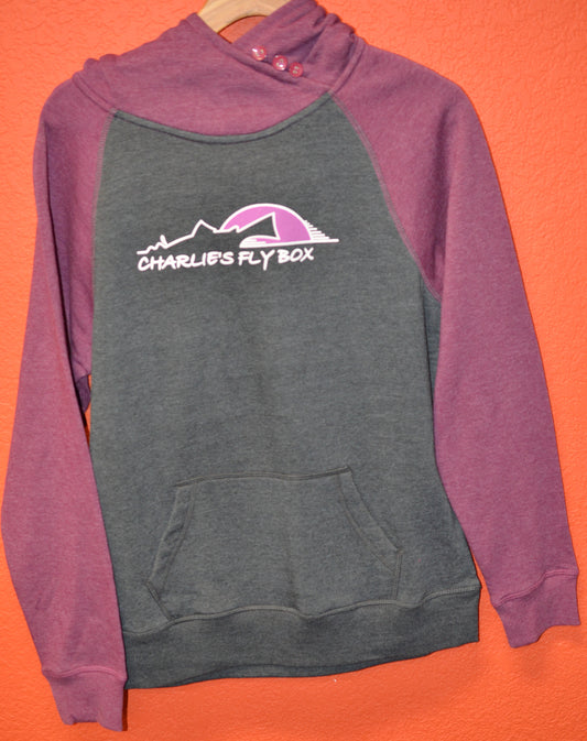 CFB Logo Hoody, Ladies, Purple - CLOSEOUT