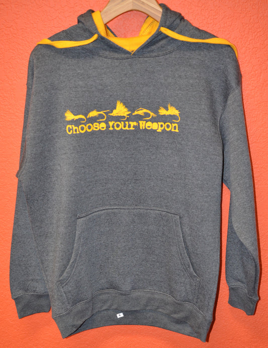 CFB Hoody, Choose Your Weapon, Gold/Gray