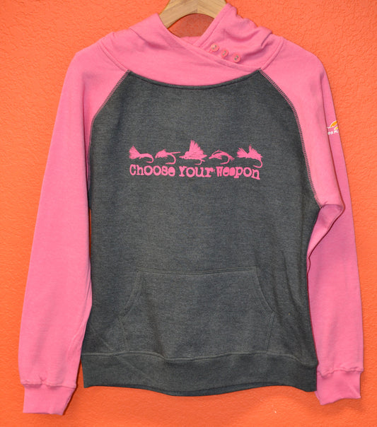 CFB Pink Ladies Hoody, Choose Your Weapon - CLOSEOUT