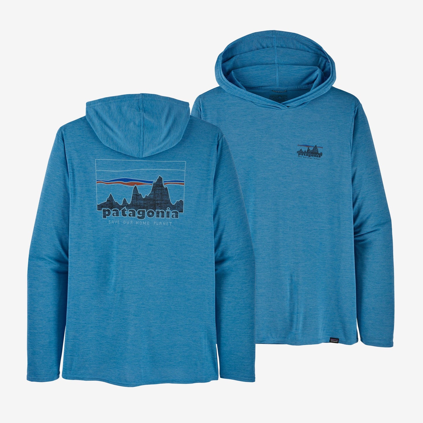 Patagonia Cap Cool Daily Graphic Hoody, '73 Skyline/Anacapa Blue - CLOSEOUT