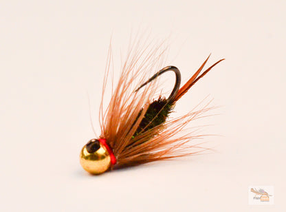 Prince Nymph Jig Fly Tungsten Jigged Prince Nymph Fly Barbless Hanak Hooks For Euro Nymphing 6 Pack